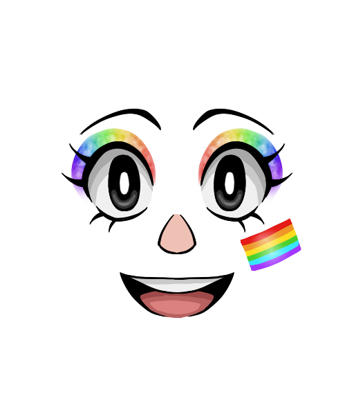 Beaming With Pride Roblox classic face