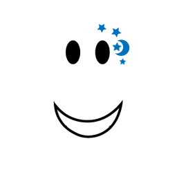 Blue Moonstruck Roblox classic face