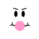 Bubble Trouble Roblox classic face