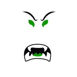 Radioactive Beast Mode Roblox classic face